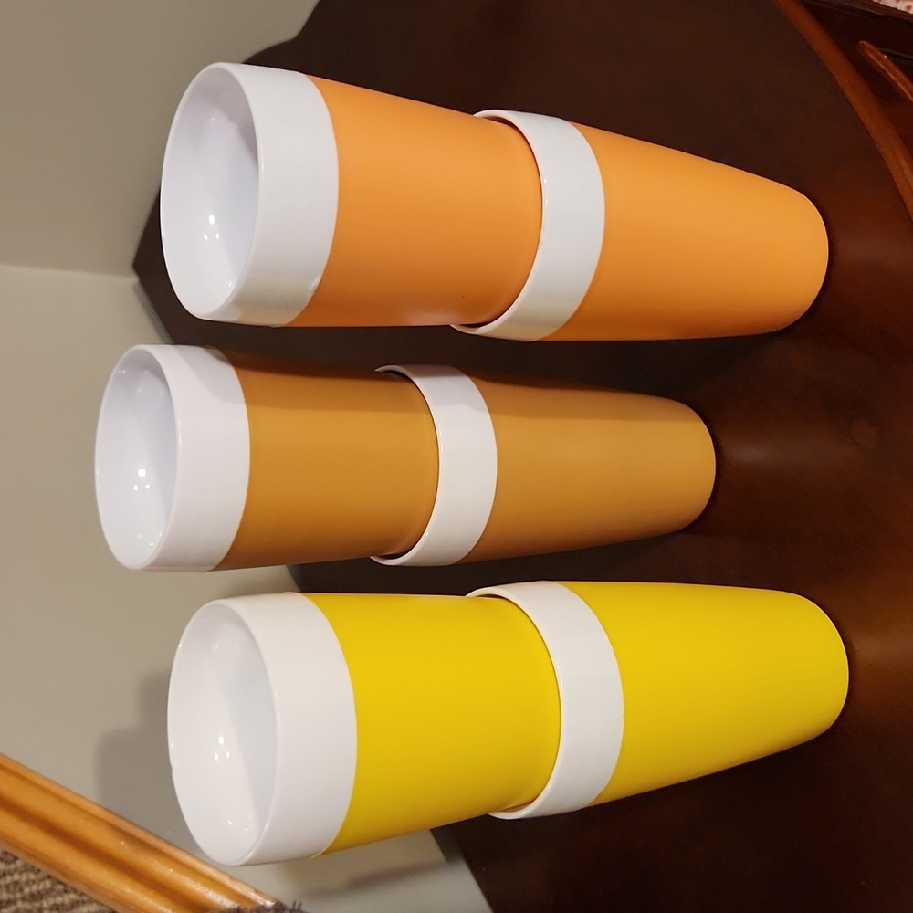 Vintage Drink Tumblers - Set of 6